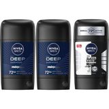 Gndz Store Men Erkek Stick Deodorant & Invisible Original 48 Saat Anti-Perspirant Koruma, 50 ml + Men Erkek Stick Deodorant Deep Dimension, 48 Saat Anti-Perspirant Koruma, 50 ml X2 - Option-1