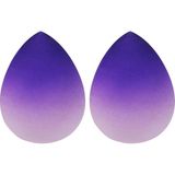 Gndz Store Ombre Makyaj Süngeri Mor - 100 2li Paket - Option-1