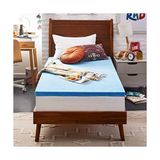 Gndz Store Sleep Innovations 5,08 cm Jel Hafızalı Köpük Yatak Üstü Çift Xl, Abd'de Üretilmiştir 5 Yıl Garantili, Beyaz - 001-Renkli - 100 x 100 cm