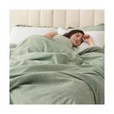 Gndz Store Spaces Ikiz Yorgan Seti - 2 Adet (1 Mikrofiber Yorgan ve 1 Parça) Çiftlik Evi Yatak Yorganı Tüm Mevsimler Için Nevresim Takımı, Hafif Katı Yatak Yorgan Takımları, Ikiz/ikiz Xl, Adaçayı - 1/100 Toz Ceviz