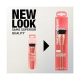Gndz Store Techniques Glow Yuvarlak Tabanlı Makyaj Fırçası, Sıvı ve Krem Makyaj Için, Parlatma ve Karıştırma Kapsama Için Düz Üst Fondöten Fırçası, Yoğun Sentetik Kıllar, Vegan ve Zulüm Içermez, 1 Adet - Option-1