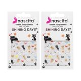 Gndz Store Tırnak Stıcker Yapıştırması NASSTICKER0024 2li Paket - Option-1