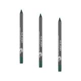 Gndz Store Uzun Süre Kalıcı Suya Dayanıklı Akma, Dağılma Yapmayan Yeşil Göz Kalemi - Extreme Emerald Green (3 Paketi) - Option-1