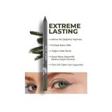 Gndz Store Uzun Süre Kalıcı Suya Dayanıklı Akma, Dağılma Yapmayan Yeşil Göz Kalemi - Extreme Khaki - Option-1