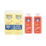 Gndz Store Vanilya Sütü Duş Jeli (2 x 400ML) ve Duş Jeli Beyaz Şeftali ve Nektarin (2 x 400 Ml) - 1 kg