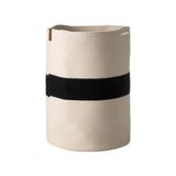 Gndz Store Venus Çamaşır Sepeti Siyah Ekru 35X35X45 - Option-1 - 001-Renkli