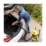 Gndz Store Wd 3-18 Akülü Islak/kuru Elektrikli Süpürge, Filtre, Derz ve Islak/kuru Başlığı Dahil, 225 Watt, Plastik Hazne: 17 L, Hortumu: 2 M, Pilsiz, Şarj Cihazı Yok, Sarı - 1BW-Beyaz - Option-1