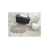 GNG Home Tekstil Gng Home Jüt Halat Trikot Model İkili Klozet Önü Ve Banyo Paspası Kilim Halı