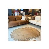 GNG Home Tekstil Jüt Halat Yıkanabilir Salon Mutfak Balkon Ve Bahçe Royal Serisi Jüt Kilim Jüt Halı