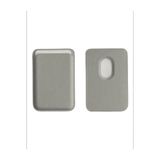 GNGMobil iPhone Uyumlu Silikon Magsafe Gri Cüzdan ( Kartlık )
