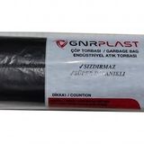 Gnr Endüstriyel Jumbo Çöp Torbası Poşeti - 2 Kat - Siyah - 400 Gr. - 80X110 Cm. - 10 Adetlik 1 Rulo
