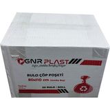 Gnr Endüstriyel Jumbo Çöp Torbası Poşeti 2 Kat Siyah 500 gr 80 x 110 cm 10 x 20 Rulo
