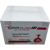 Gnr Endüstriyel Jumbo Çöp Torbası Poşeti - 2 Kat - Siyah - 500 Gr. - 80X110 Cm. -10X20 Rulo/kol