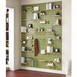 Générique Aletler için Duvara Monte Pegboard Matkap Uçları ve Anahtarları Saklama, Garaj Aleti Askıları, 12 mm Kalın Ahşap Delikli Panel, Atölye Delikli Duvar Paneli, Tabela