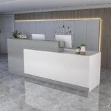 Générique Çekmeceli ön büro/satış/kasa/ofis tezgahı, resepsiyon masası, modern satış tezgahı, ahşap bilgisayar masası, resepsiyon masası, kasa masası/oturma odası için