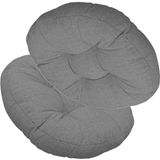 Générique Sandalye Minderleri — 2 Rahat Minder Seti, 50 x 50 cm, Kalın Yastıklar, Yumuşak, Kaymaz ve İyi Destek Sağlar, Yıkanabilir Elastik Dolgu, Yoga, Le Yoga, Le
