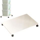 Générique Yazıcı Tekerlekli Masa Standı - 45 x 30 x 6,2 cm - Mobil Yazıcı Depolama Çamaşır Makineleri Bagaj Ev Ofis için Çok Amaçlı Düzenleyici