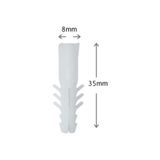 GNS Plastik DÜBEL 8MM 100 Adet