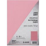 Gns Store A4 Renkli Fotokopi Kağıdı 80 gr 250 Yaprak - Pembe