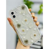 Go Aksesuar Iphone 12 ve 12 Pro Uyumlu Özel Tasarım 3D Oyuncak Çiçek Tasarımlı Esnek Silikon Kılıf
