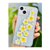 Go Aksesuar Iphone 13-14 ve 15 ile Uyumlu EPOKSİ Sarı Çiçek Oyuncak Tasarımlı Esnek Silikon Kılıfı