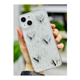 Go Aksesuar Iphone 13-14 ve 15 ile Uyumlu SİMLİ GÜMÜŞ KALP Oyuncak Tasarımlı Esnek Silikon Kılıfı