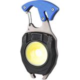 Go Biz Anahtarlık Çalışma Işığı Çok Fonksiyonlu Çakmak Şarj Taşınabilir Kamp Oto Tamir LED Güçlü Işık Mini El Feneri Küçük USB Şarjlı El Feneri Reflektör (Yurt Dışından) - Mavi
