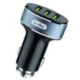 Go Des GD-CC206 3.6A 3 Usb'li Led Işıklı Metal Araç Şarj Başlığı