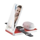 Go Des GD-WL766 Siyah Magnetik Wireless Özellikli 4-1 Şarj İstasyonu