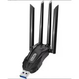 Go-Des GD-WPS015 Wi-Fi USB Adaptörü Wi-Fi Sinyal Güçlendirici 900MBPS Siyah
