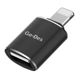 Go-Des Go Des GD-CT056 USB To Lightning Otg Adaptör Tak & Çalıştır - Siyah