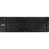 Go-Des Go Des GD-KB326 Sessiz Tuş Tasarımlı Katlanabilir Bluetooth Bağlantılı Kablosuz Klavye Siyah