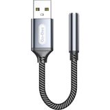 Go-Des Go Des GD-UC332 Usb-A To 3.5mm Aux Çevirici Ses Kablosu - Gri