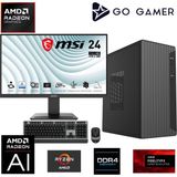 Go Gamer AE329D Amd Ryzen 7 5700G / 16GB Ddr4 / 512GB SSD / Amd Radeon Graphics / Msı 24" 100Hz. / Oem Ev Ofis Paket