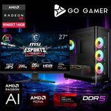 Go Gamer AE580DP Amd Ryzen 7 9700X / 16GB Ddr5 / 512GB SSD / RX9060XT 16GB / 240MM Sıvı Soğutma / Msı 27" 200Hz. / Oem Gaming Paket