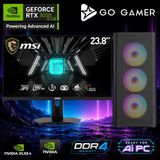 Go Gamer AE71D Amd Ryzen 5 5600 / 16GB Ddr4 / 1tb SSD / RTX3050 6gb / Msı 24" 180Hz. / Oem Gaming Paket