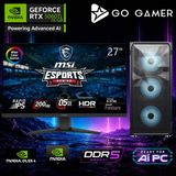 Go Gamer AE777D Amd Ryzen 9 7900X / 64GB Ddr5 / 2tb SSD / RTX5060TI 16GB / 240MM Sıvı Soğutma / Msı 27" 200Hz. / Oem Gaming Paket