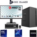 Go Gamer E178D Intel Core Ultra 5 225 / 16GB Ddr5 / 256GB SSD / Intel Hd Arc Xe2 Integrated Graphics / Msı 24" 100Hz. / Oem Ev Ofis Paket