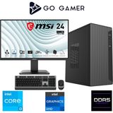 Go Gamer E20DF Intel Core I3 14100 / 16GB Ddr5 / 1tb SSD / Intel UHD Graphics / Msı 24" / Oem Ev Ofis Paket