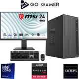 Go Gamer E265D Intel Core Ultra 225F / 16GB Ddr5 / 256GB SSD / RX550 4gb / Msı 24" 100Hz. / Oem Ev Ofis Paket