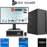 Go Gamer E467D Intel Core I7 12700 / 16GB Ddr4 / 512GB SSD / Intel UHD Graphics / Msı 24" 100Hz. / Oem Ev Ofis Paket