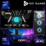 Go Gamer E498DF Intel Core Ultra 7 265K / 64GB Ddr5 / 2tb SSD / Intel Hd Arc Xe2 Integrated Graphics / 240MM Sıvı Soğutma / Msı 27" 180Hz. / Oem Ev Ofis Paket