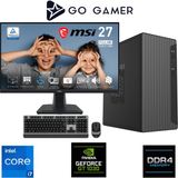 Go Gamer E535D Intel Core I7 14700F / 16GB Ddr4 / 512GB SSD / Nvidia GT1030 4gb / Msı 27" 100Hz. / Oem Ev Ofis Paket