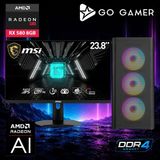 Go Gamer E542D Intel Core I7 13700F / 16GB Ddr4 / 512GB SSD / RX580 8gb / Msı 24" 180Hz. / Oem Gaming Paket