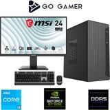 Go Gamer E71DF Intel Core I3 12100F / 16GB Ddr5 / 256GB SSD / Nvidia GT1030 4gb / Msı 24" / Oem Ev Ofis Paket