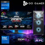 Go Gamer E738D Intel Core I9 14900K / 16GB Ddr5 / 1tb SSD / Intel UHD Graphics / 240MM Sıvı Soğutma / Msı 27" 200Hz. 0.5ms / Oem Ev Ofis Paket