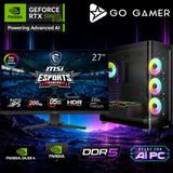 Go Gamer E777DP Intel Core I9 14900KF / 32GB Ddr5 / 2tb SSD / RTX5060TI 8gb / 240MM Sıvı Soğutma / Msı 27" 200Hz. 0.5ms / Oem Gaming Paket