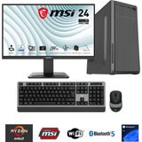 Go Gamer GA12D AMD Ryzen 5 7600 / 64GB DDR5 5200MHz / 2TB NVMe m.2 SSD / MSI 24" 100Hz. / OEM Ev Ofis Paket