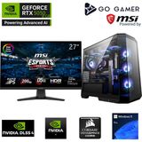 Go Gamer GA2241DP AMD Ryzen 9 9950X3D / 64GB DDR5 6000Mhz / 1TB NVMe m.2 SSD / RTX5050 8GB / 240mm Sıvı Soğutma / MSI 27" 180Hz. / AMD Gaming Paket