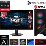 Go Gamer GA389DX AMD Ryzen 5 7600X / 32GB DDR5 5600MHz / 2TB NVMe m.2 SSD / RX9060XT 8GB / MSI 27" 180Hz. / AMD Gaming Paket